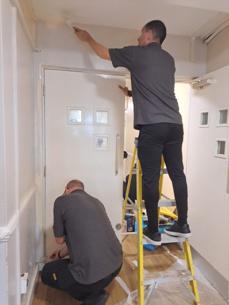 Painting the corridor