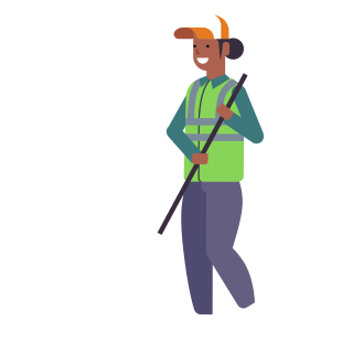 Volunteering - Sweeping Volunteering - Sweeping